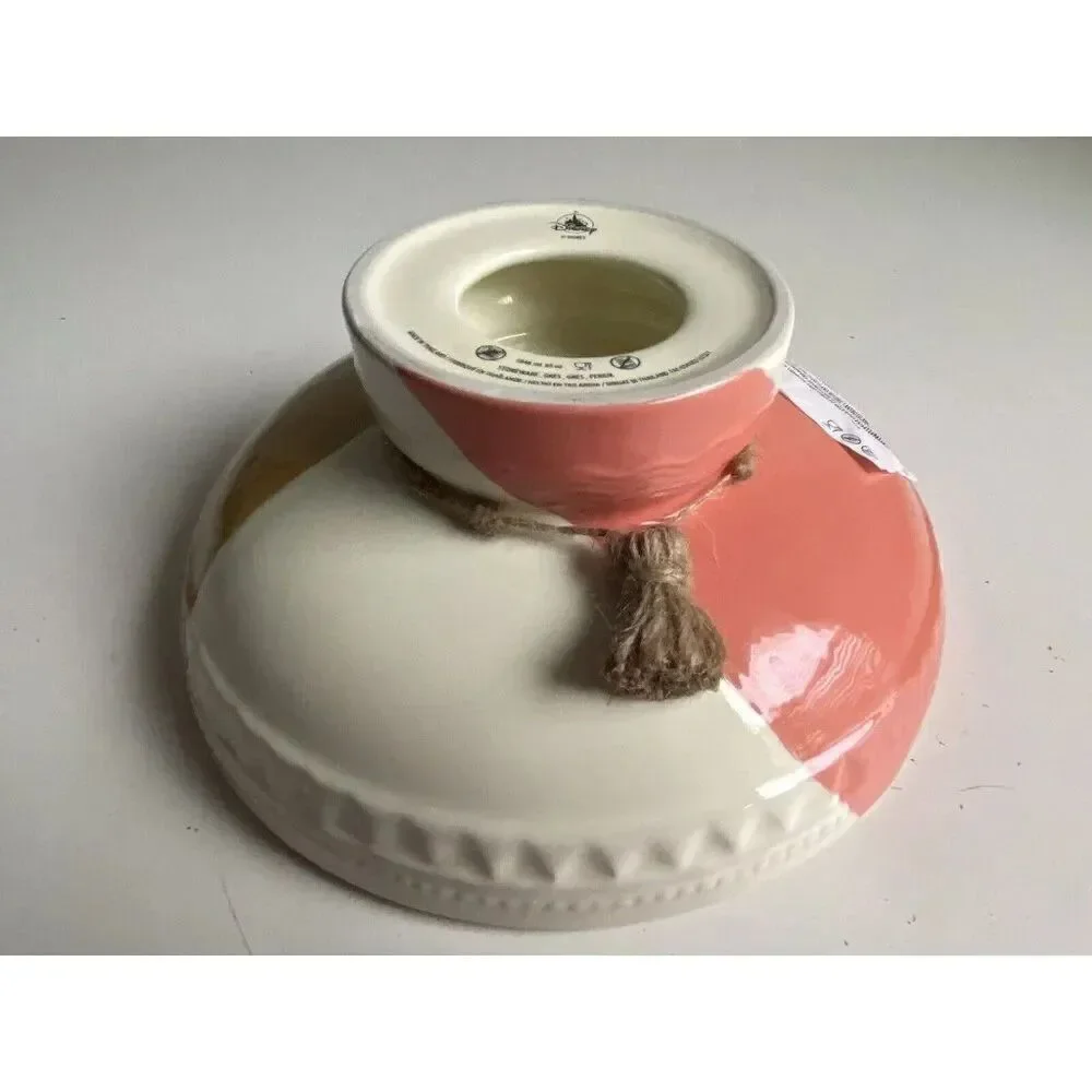 Disney‎ Parks Moana Kakamora Ceramic Serving Bowl With Stand NEW
